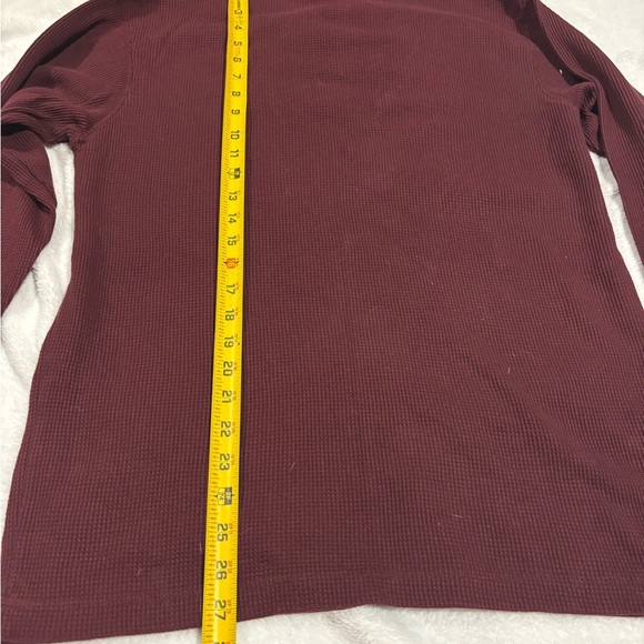 Men’s Large Steve & Barry's Maroon Long Sleeve Shirt - Picture 5 of 6
